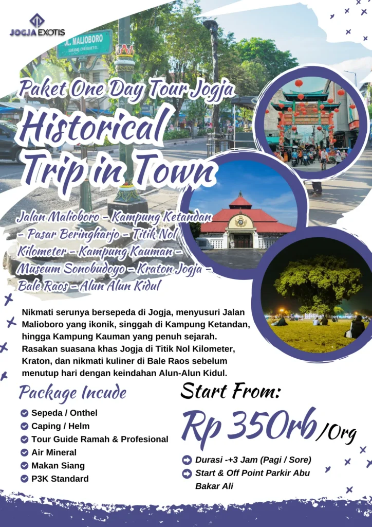 Paket One Day Tour Jogja - Historical Trip in Town