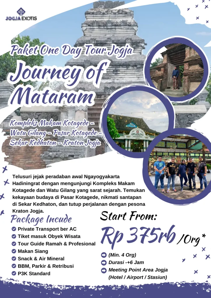 Paket One Day Tour Jogja - Journey of Mataram